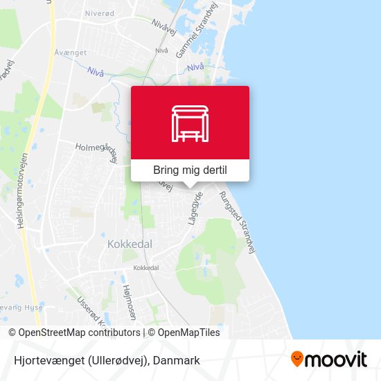 Hjortevænget (Ullerødvej) kort