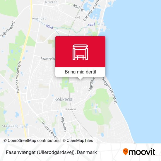 Fasanvænget (Ullerødgårdsvej) kort