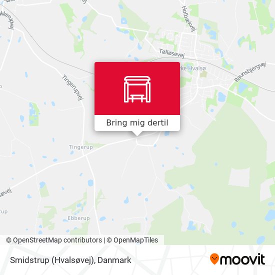 Smidstrup (Hvalsøvej) kort