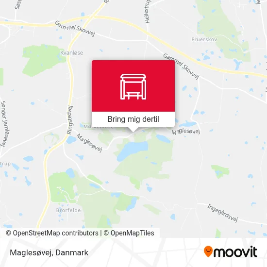 Maglesøvej kort