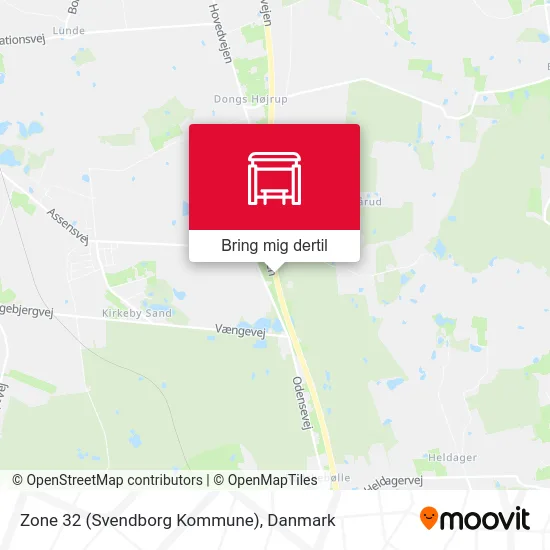 Zone 32 (Svendborg Kommune) kort