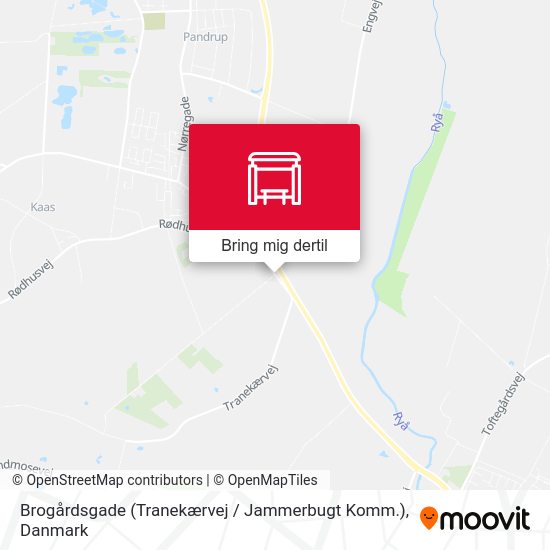 Brogårdsgade (Tranekærvej / Jammerbugt Komm.) kort