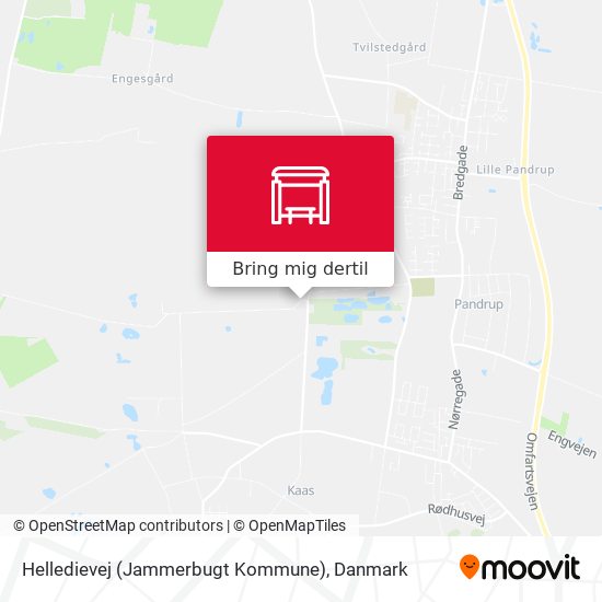 Helledievej (Jammerbugt Kommune) kort