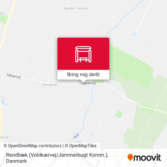 Rendbæk (Voldkærvej / Jammerbugt Komm.) kort
