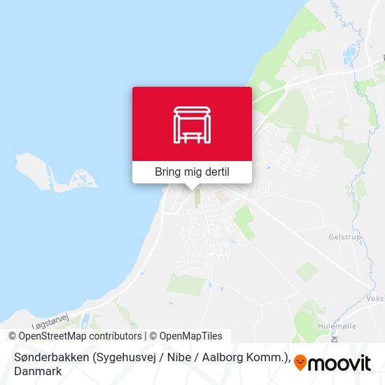 Sønderbakken (Sygehusvej / Nibe / Aalborg Komm.) kort