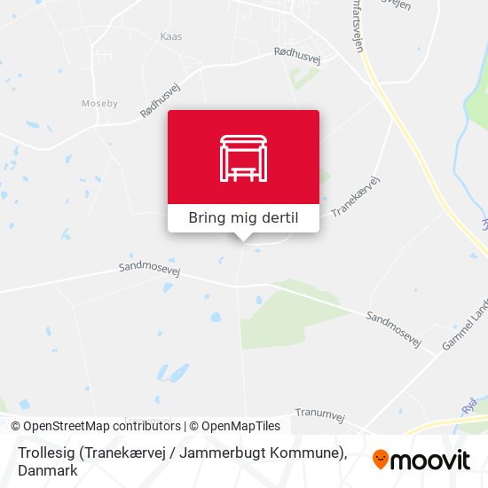 Trollesig (Tranekærvej / Jammerbugt Kommune) kort