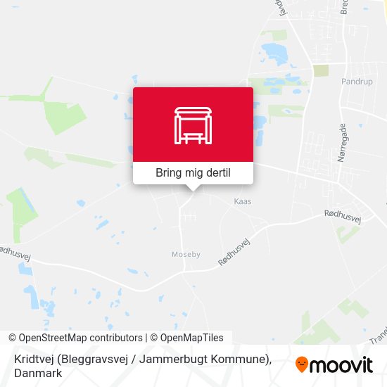 Kridtvej (Bleggravsvej / Jammerbugt Kommune) kort