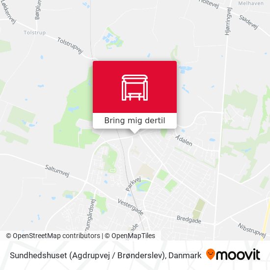 Sundhedshuset (Agdrupvej / Brønderslev) kort