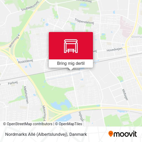 Nordmarks Allé (Albertslundvej) kort