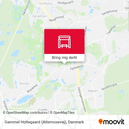 Gammel Holtegaard (Attemosevej) kort