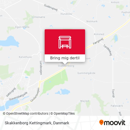 Skakkenborg Kettingmark kort