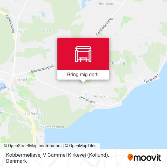 Kobbermøllevej V Gammel Kirkevej (Kollund) kort
