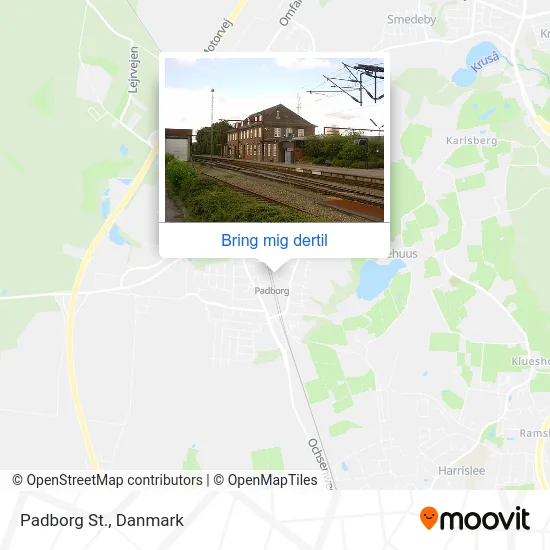 Padborg St. kort