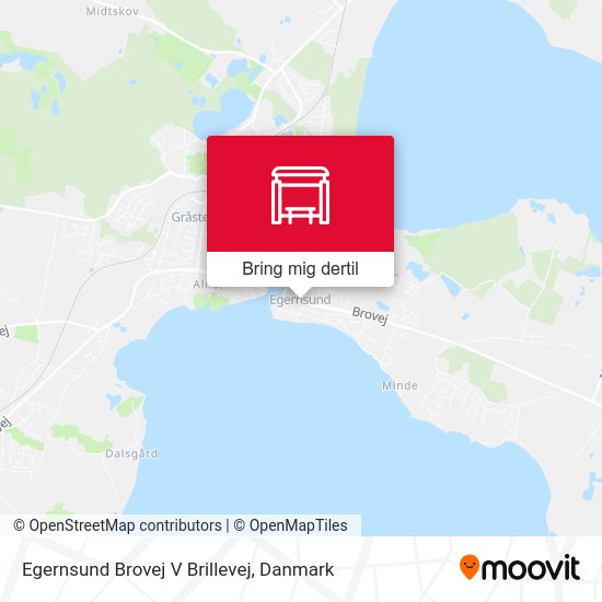 Egernsund Brovej V Brillevej kort