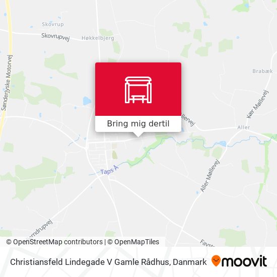 Christiansfeld Lindegade V Gamle Rådhus kort