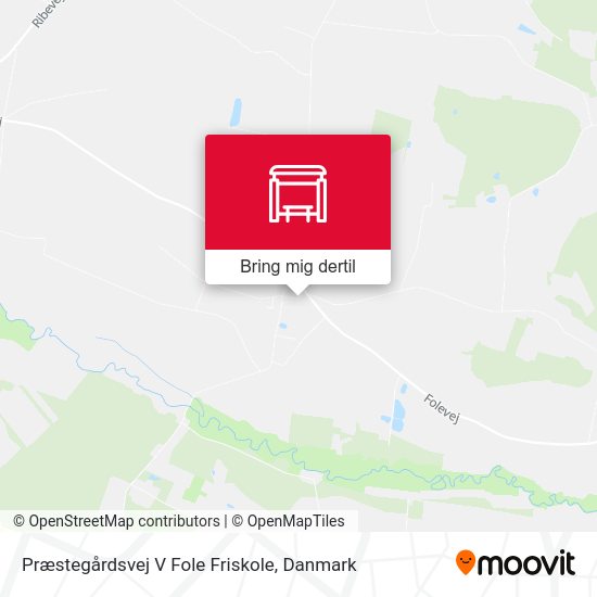 Præstegårdsvej V Fole Friskole kort