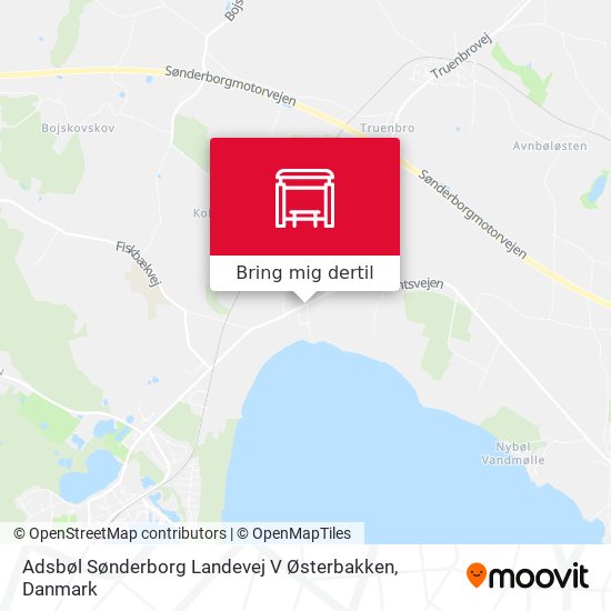 Adsbøl Sønderborg Landevej V Østerbakken kort