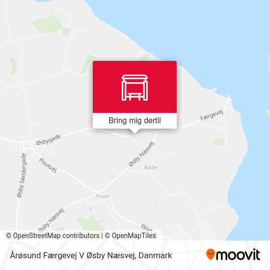 Årøsund Færgevej V Øsby Næsvej kort