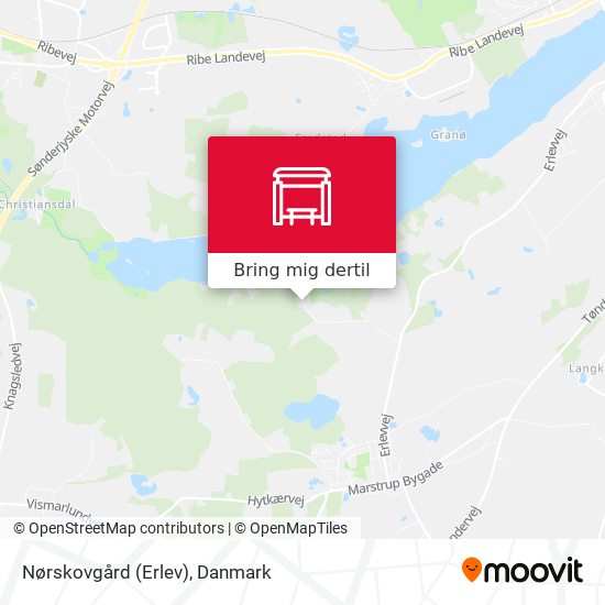 Nørskovgård (Erlev) kort
