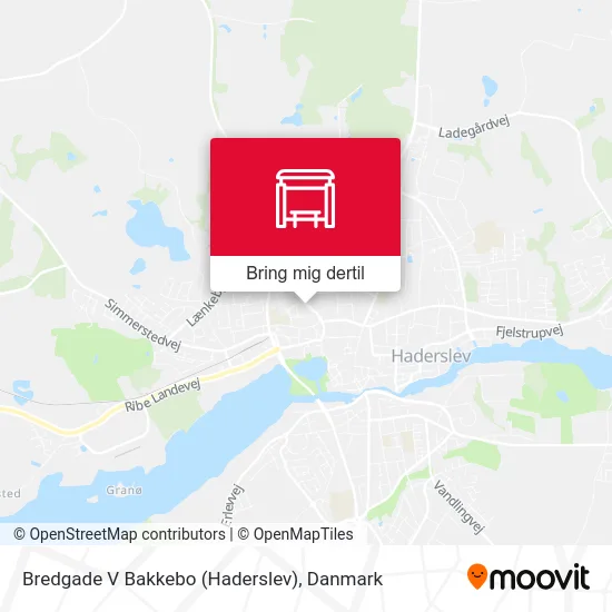 Bredgade V Bakkebo (Haderslev) kort