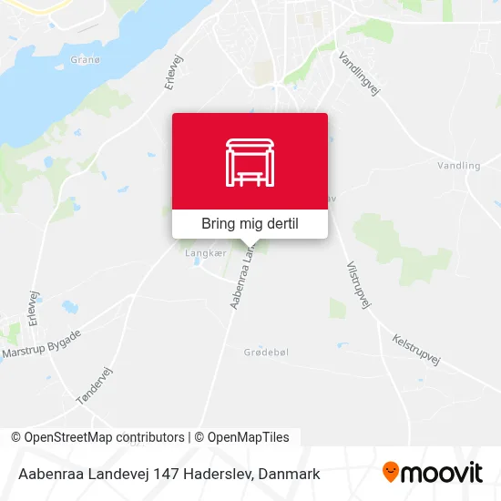 Aabenraa Landevej 147 Haderslev kort