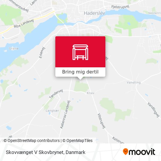 Skovvænget V Skovbrynet kort