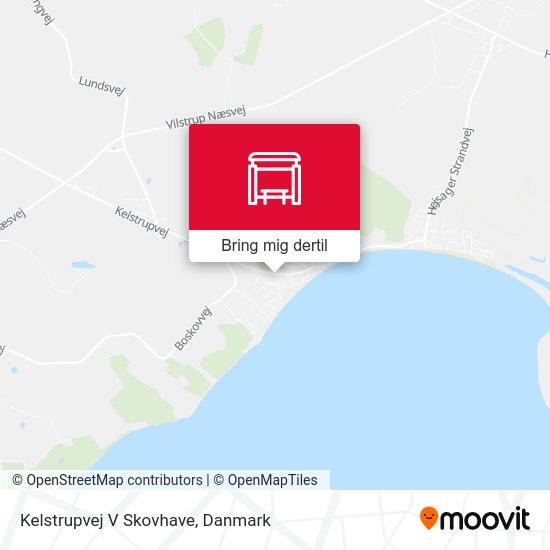 Kelstrupvej V Skovhave kort