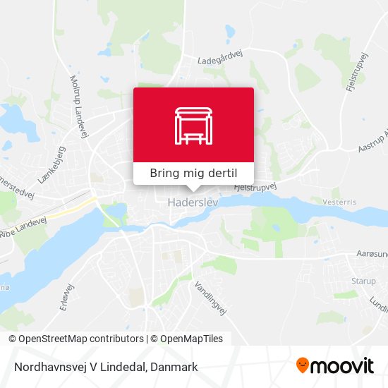 Nordhavnsvej V Lindedal kort