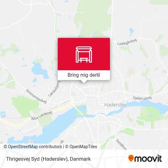 Thrigesvej Syd (Haderslev) kort