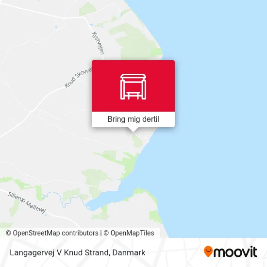 Langagervej V Knud Strand kort