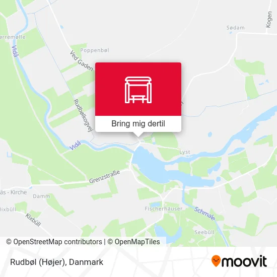 Rudbøl (Højer) kort