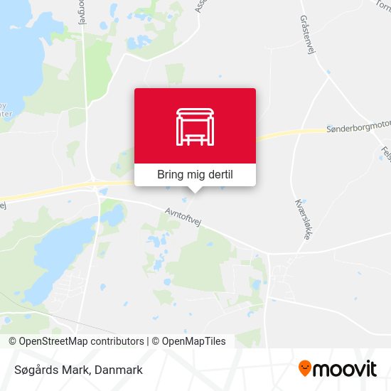 Søgårds Mark kort