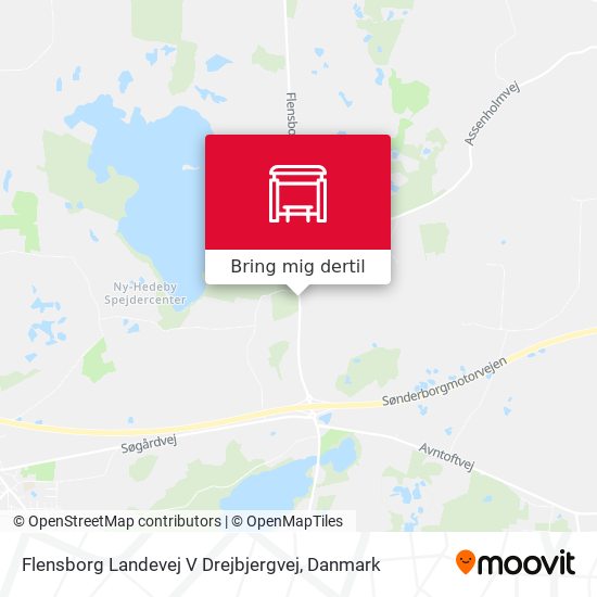 Flensborg Landevej V Drejbjergvej kort