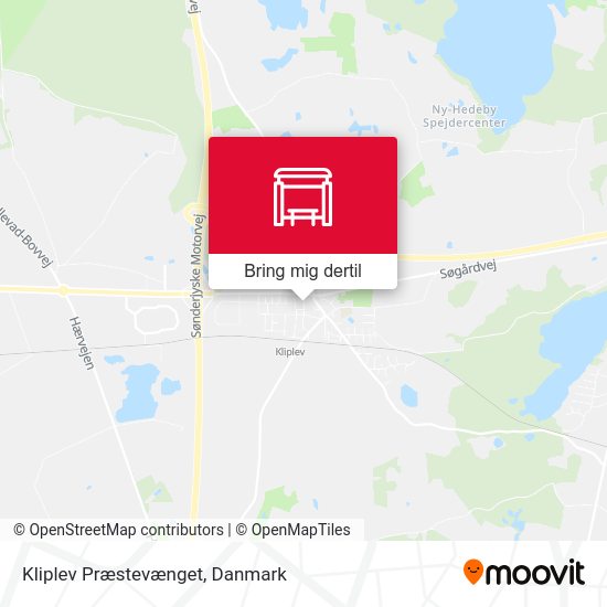 Kliplev Præstevænget kort