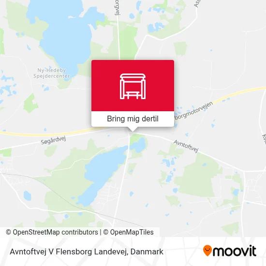 Avntoftvej V Flensborg Landevej kort