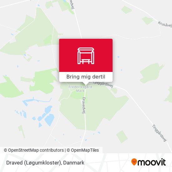 Draved (Løgumkloster) kort
