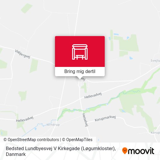 Bedsted Lundbyesvej V Kirkegade (Løgumkloster) kort