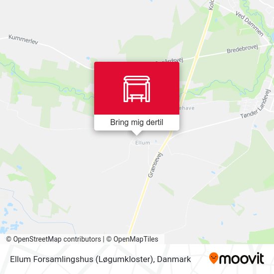 Ellum Forsamlingshus (Løgumkloster) kort