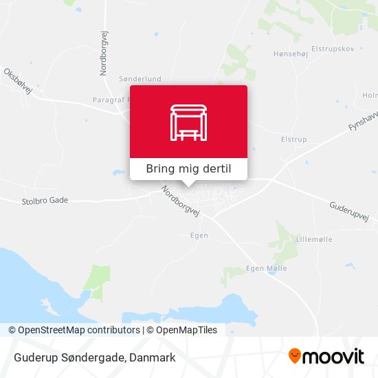 Guderup Søndergade kort