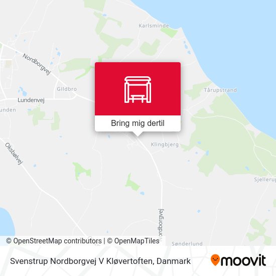 Svenstrup Nordborgvej V Kløvertoften kort