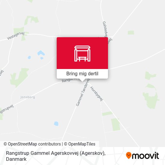 Rangstrup Gammel Agerskovvej kort