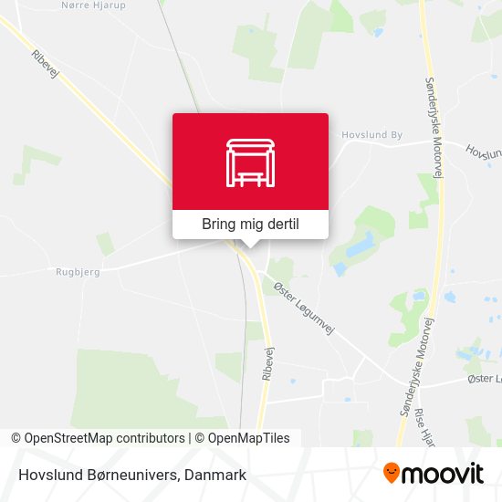 Hovslund Børneunivers kort