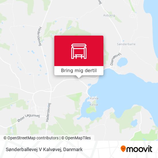 Sønderballevej V Kalvøvej kort