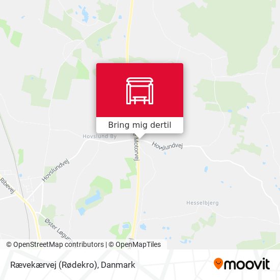 Rævekærvej (Rødekro) kort