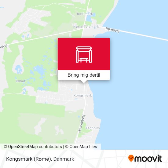 Kongsmark (Rømø) kort
