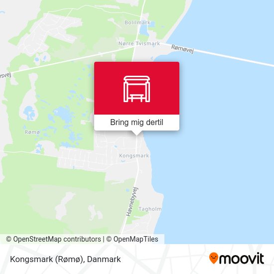 Kongsmark (Rømø) kort