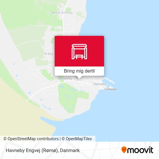 Havneby Engvej (Rømø) kort