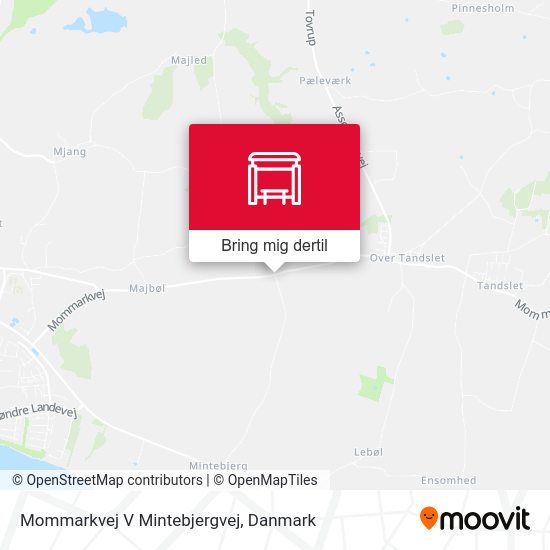 Mommarkvej V Mintebjergvej kort