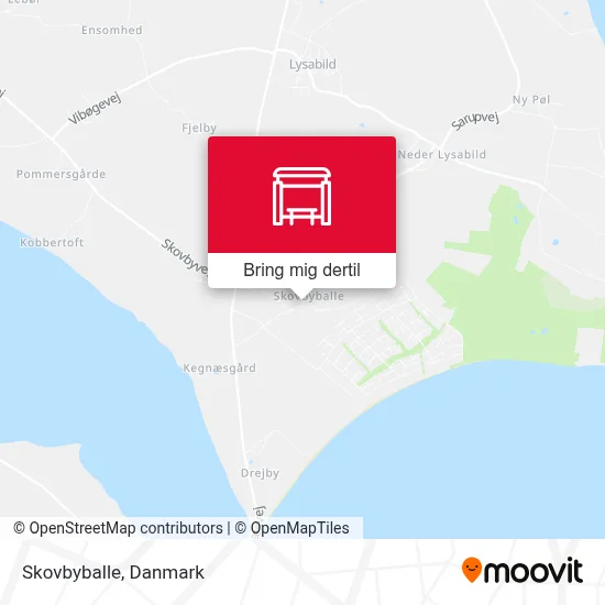 Skovbyballe kort