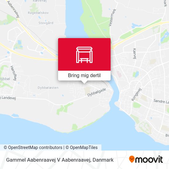 Gammel Aabenraavej V Aabenraavej kort